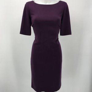 Lafayette 148 Purple Short Sleeve Dress 6